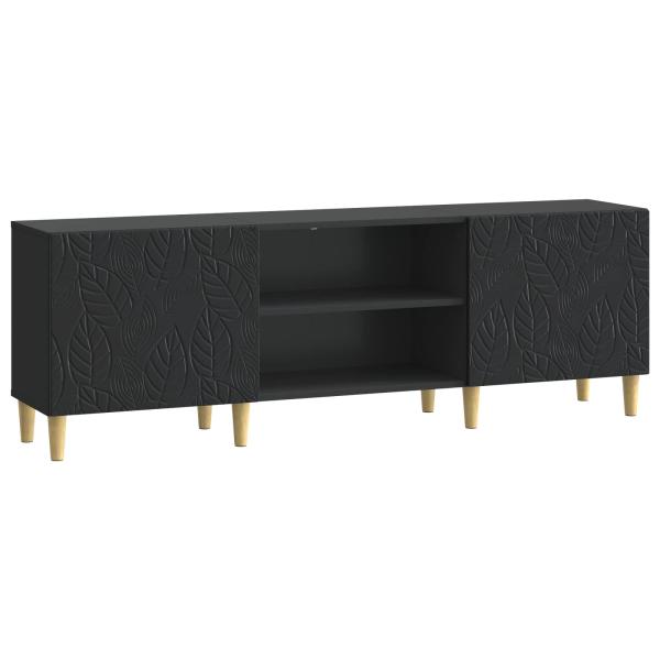 TV-Schränk 150 x 31 x 50 cm Schwarz Holzwerkstoff