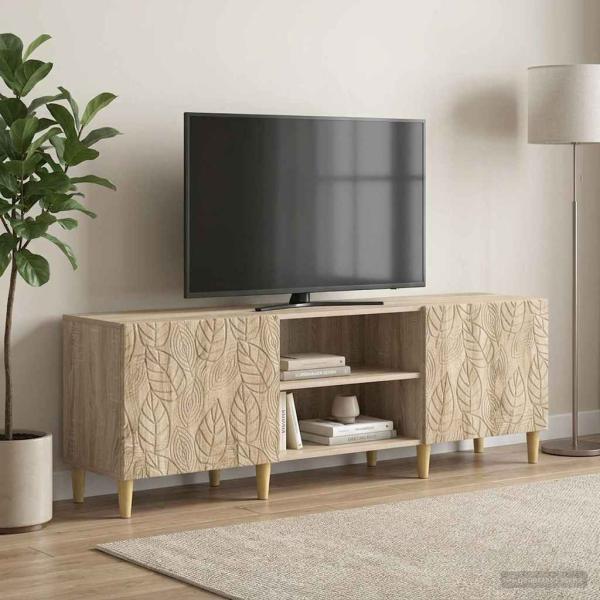 ARDEBO.de - TV-Schränk 150 x 31 x 50 cm Sonoma-Eiche Holzwerkstoff