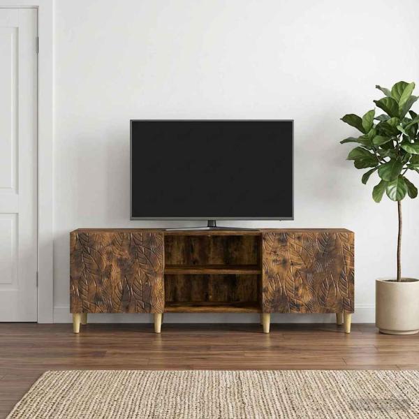 TV-Schränk 150 x 31 x 50 cm Geräucherte Eiche Holzwerkstoff