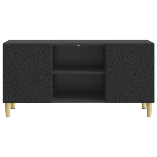 TV-Schränk 102 x 34,5 x 50 cm Schwarz Holzwerkstoff