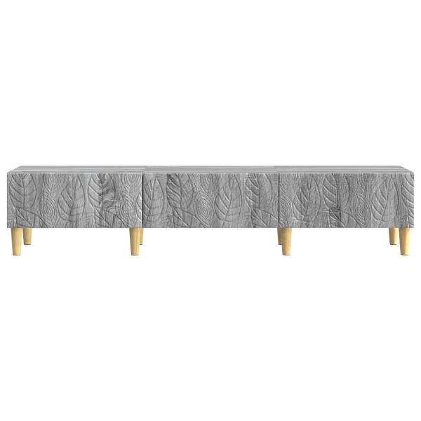TV-Schränk 147 x 34,5 x 30 cm Grau Sonoma Holzwerkstoff