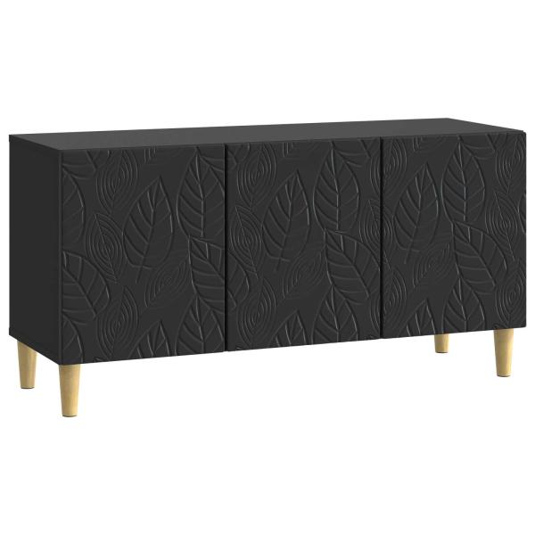 TV-Schränk 99 x 34,5 x 50 cm Schwarz Holzwerkstoff