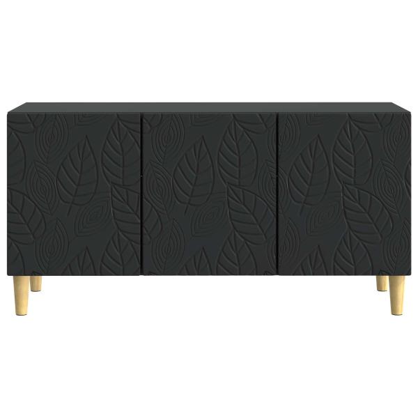 TV-Schränk 99 x 34,5 x 50 cm Schwarz Holzwerkstoff