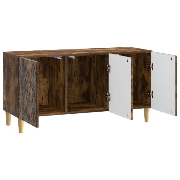 TV-Schränk 99 x 34,5 x 50 cm Räuchereiche Holzwerkstoff