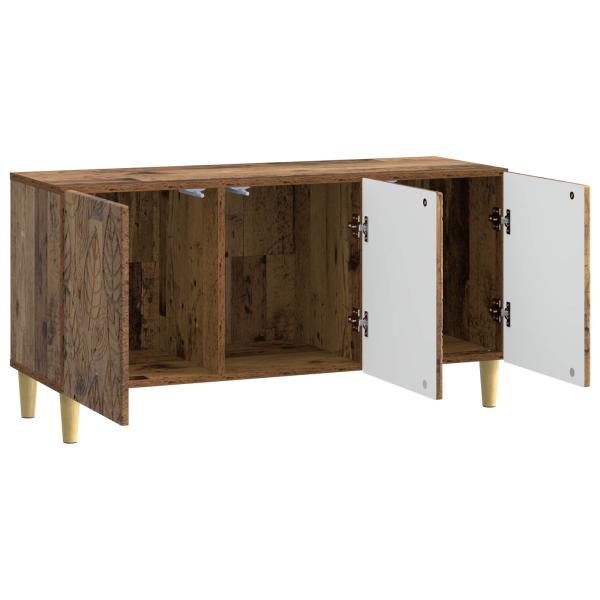 TV-Schränk 99 x 34,5 x 50 cm Altholz Holzwerkstoff