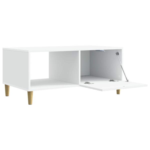 Couchtisch Weiß 90 x 50 x 40 cm Holzwerkstoff