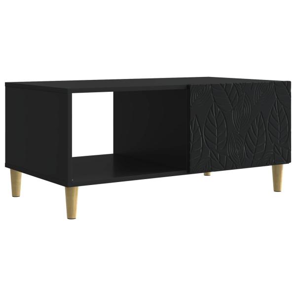 Couchtisch Schwarz 90 x 50 x 40 cm Holzwerkstoff