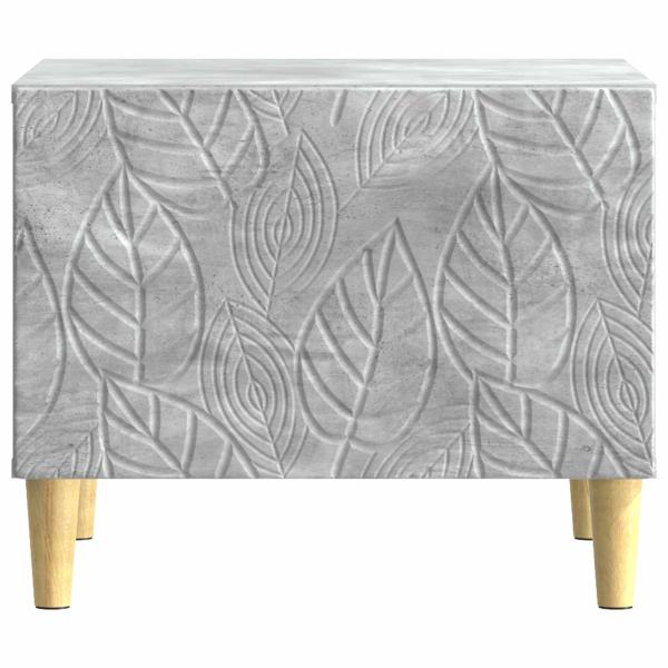 Couchtisch Betongrau 50 x 49 x 40 cm Holzwerkstoff