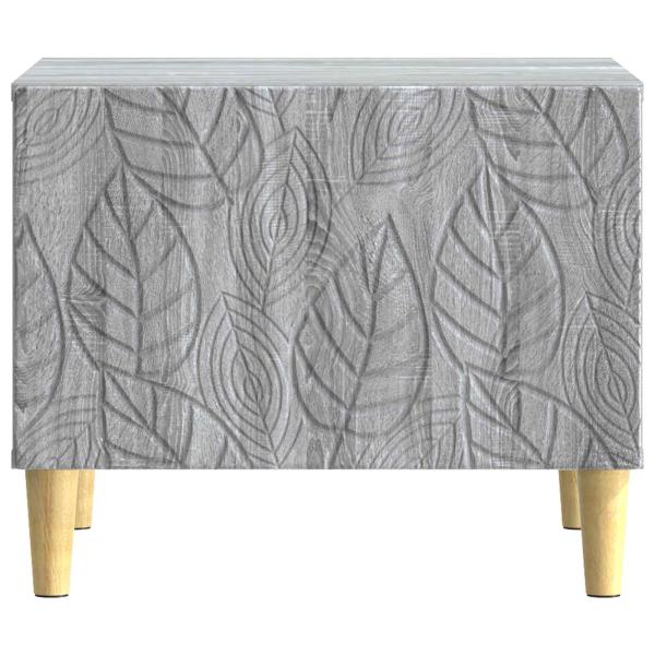 Couchtisch Grau Sonoma 50 x 49 x 40 cm Holzwerkstoff