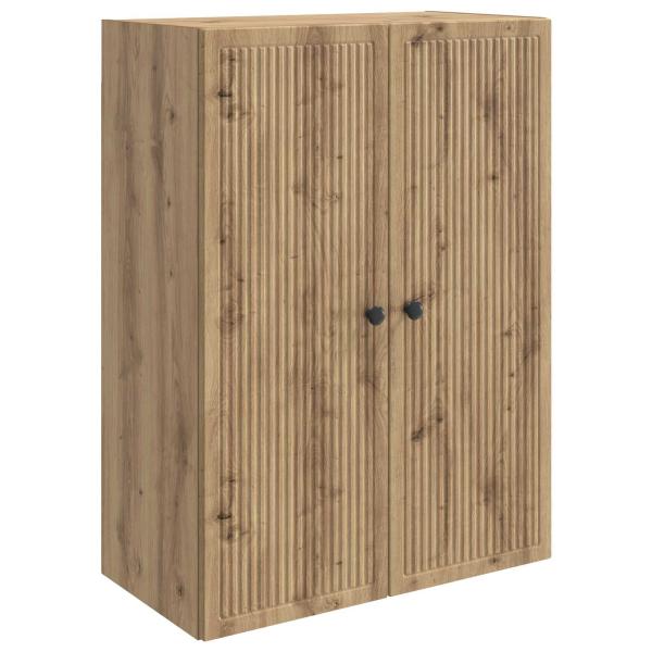 Wandschrank 66 x 34,5 x 90 cm Holzwerkstoff Artisan-Eiche