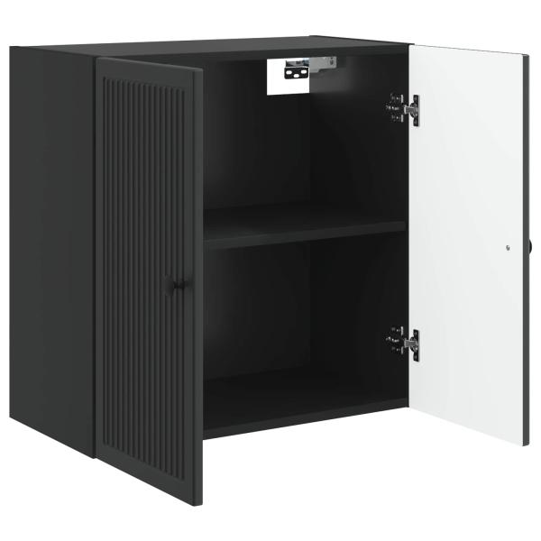 Wandschrank Schwarz 59 x 31 x 60 cm Holzwerkstoff