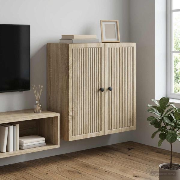ARDEBO.de - Wandschrank Sonoma-Eiche 59 x 31 x 60 cm Holzwerkstoff