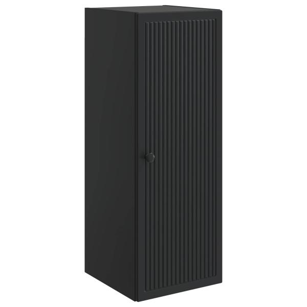 Wandschrank Schwarz 33 x 34,5 x 90 cm Holzwerkstoff