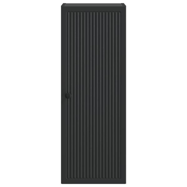 Wandschrank Schwarz 33 x 34,5 x 90 cm Holzwerkstoff