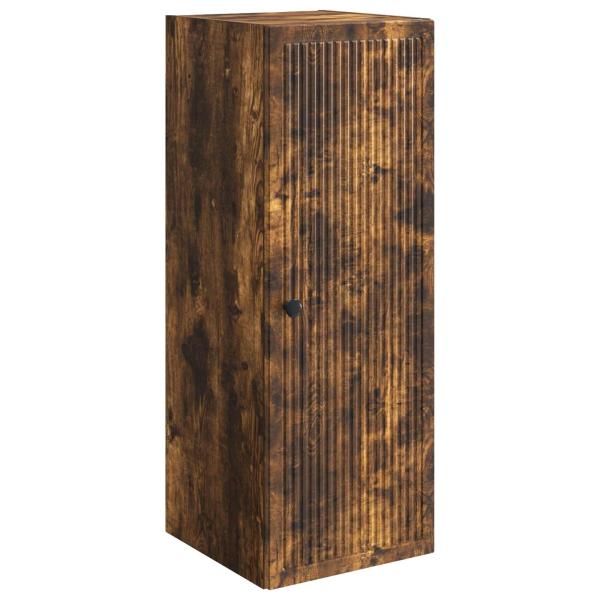 Wandschrank Geräucherte Eiche 33 x 34,5 x 90 cm Holzwerkstoff