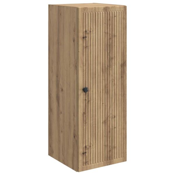 Wandschrank 33 x 34,5 x 90 cm Holzwerkstoff Artisan-Eiche
