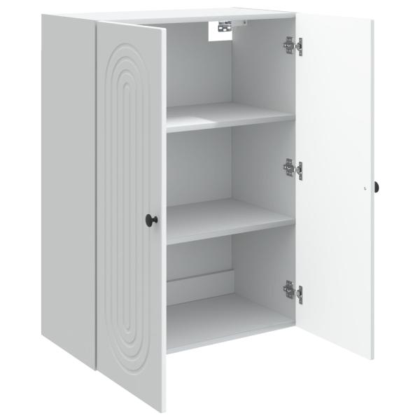 Wandschrank Weiß 66 x 34,5 x 90 cm Holzwerkstoff