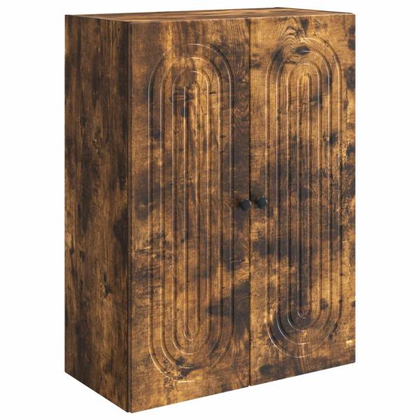 Wandschrank Geräucherte Eiche 66 x 34,5 x 90 cm Holzwerkstoff