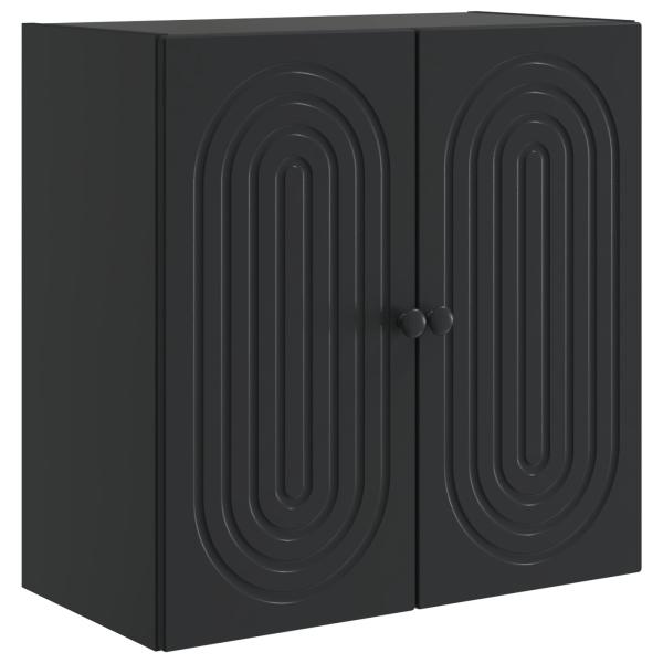Wandschrank Schwarz 59 x 31 x 60 cm Holzwerkstoff