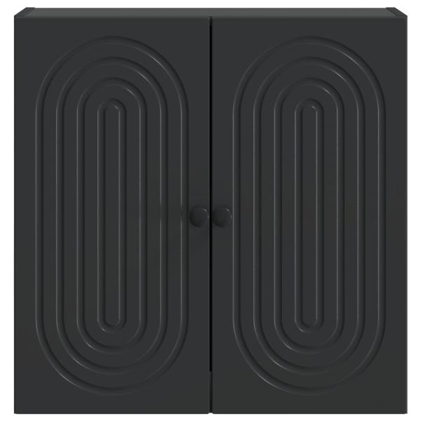 Wandschrank Schwarz 59 x 31 x 60 cm Holzwerkstoff