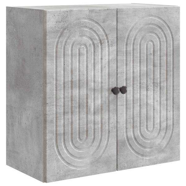 Wandschrank Betongrau 59 x 31 x 60 cm Holzwerkstoff