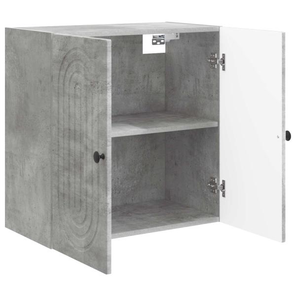 Wandschrank Betongrau 59 x 31 x 60 cm Holzwerkstoff