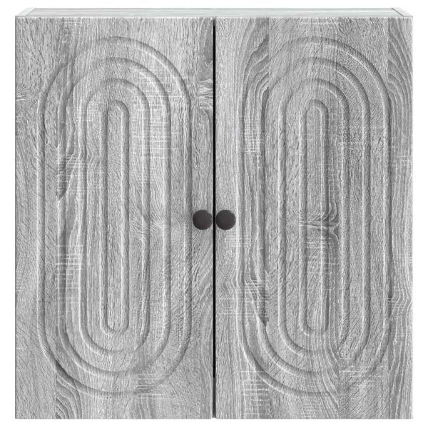 Wandschrank Grau Sonoma 59 x 31 x 60 cm Holzwerkstoff