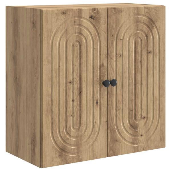 Wandschrank 59 x 31 x 60 cm Holzwerkstoff Artisan-Eiche