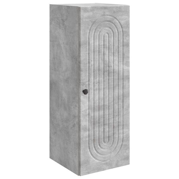 Wandschrank Betongrau 33 x 34,5 x 90 cm Holzwerkstoff