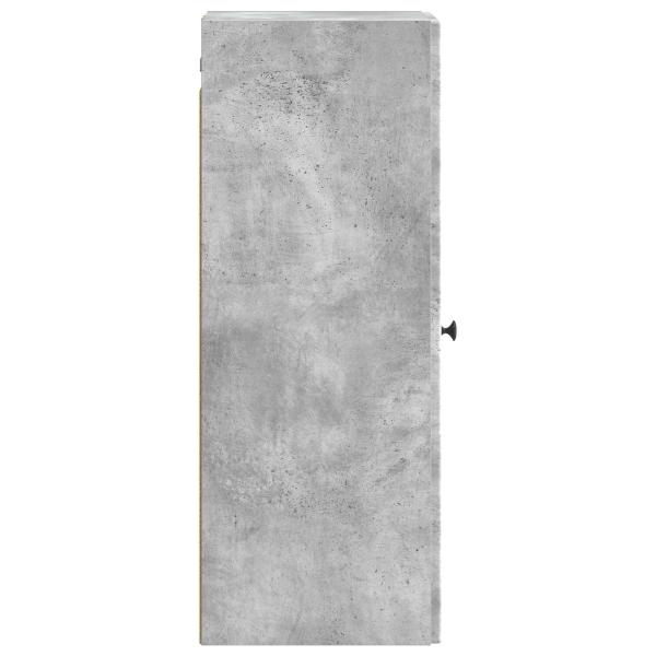 Wandschrank Betongrau 33 x 34,5 x 90 cm Holzwerkstoff
