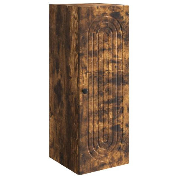 Wandschrank Geräucherte Eiche 33 x 34,5 x 90 cm Holzwerkstoff