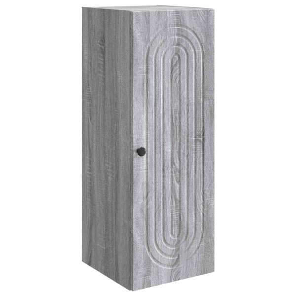 Wandschrank Grau Sonoma 33 x 34,5 x 90 cm Holzwerkstoff