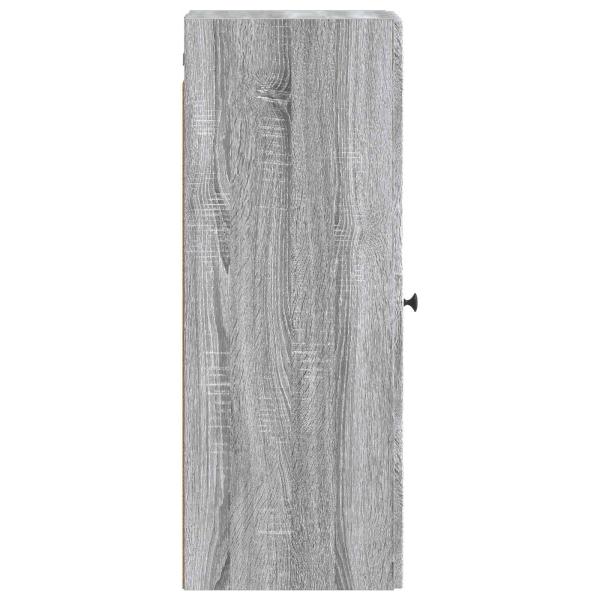 Wandschrank Grau Sonoma 33 x 34,5 x 90 cm Holzwerkstoff