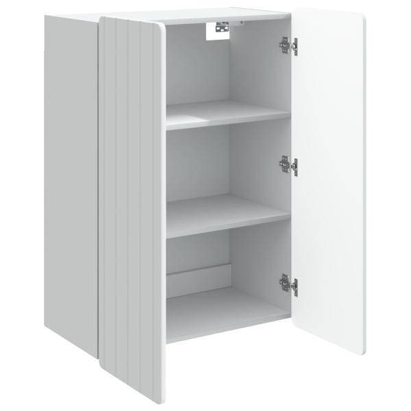 Wandschrank Weiß 66 x 34,5 x 92 cm Holzwerkstoff