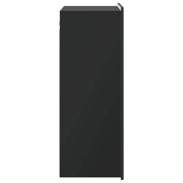 Wandschrank Schwarz 66 x 34,5 x 92 cm Holzwerkstoff