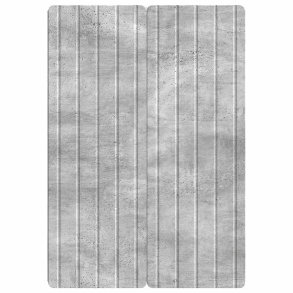 Wandschrank Betongrau 66 x 34,5 x 92 cm Holzwerkstoff