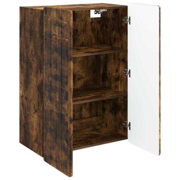 Wandschrank Geräucherte Eiche 66 x 34,5 x 92 cm Holzwerkstoff