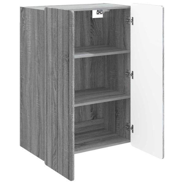 Wandschrank Grau Sonoma 66 x 34,5 x 92 cm Holzwerkstoff