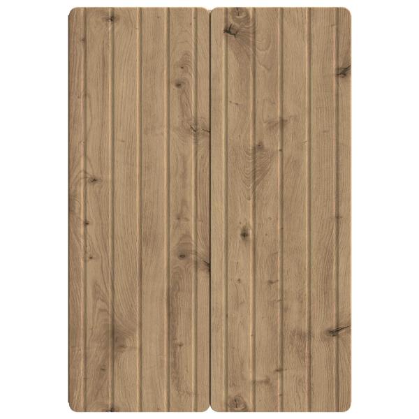 Wandschrank 66 x 34,5 x 92 cm Holzwerkstoff Artisan-Eiche