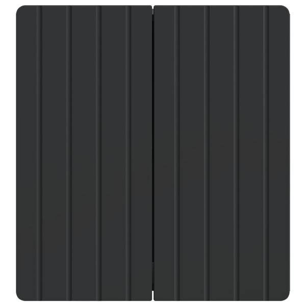 Wandschrank Schwarz 59 x 31 x 64 cm Holzwerkstoff