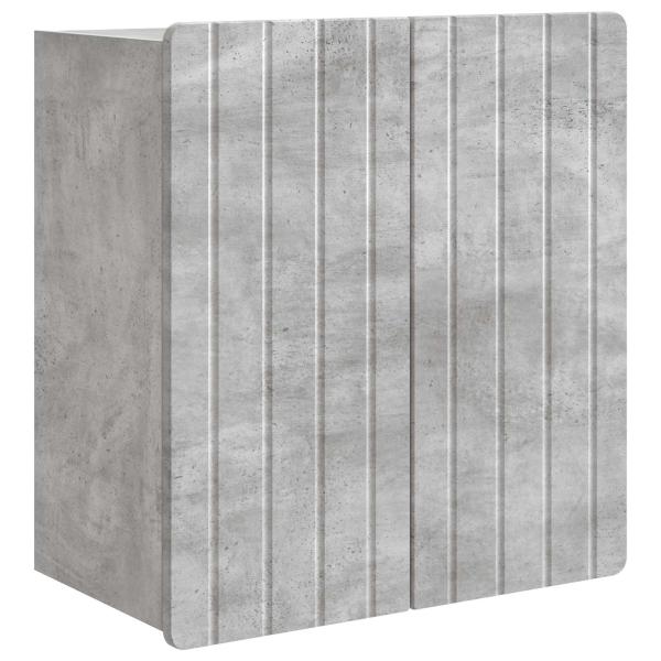 Wandschrank Betongrau 59 x 31 x 64 cm Holzwerkstoff