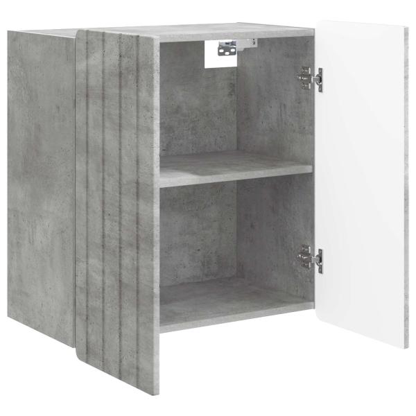 Wandschrank Betongrau 59 x 31 x 64 cm Holzwerkstoff