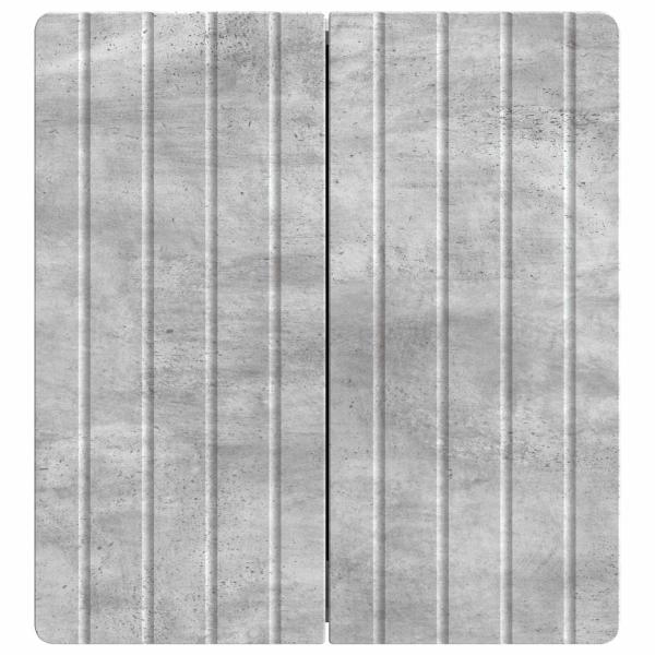 Wandschrank Betongrau 59 x 31 x 64 cm Holzwerkstoff