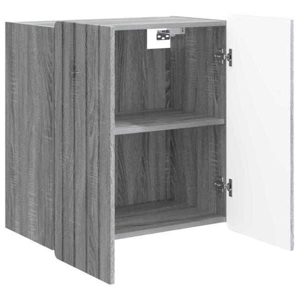 Wandschrank Grau Sonoma 59 x 31 x 64 cm Holzwerkstoff
