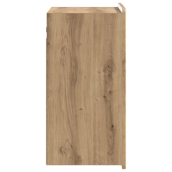 Wandschrank 59 x 31 x 64 cm Holzwerkstoff Artisan-Eiche