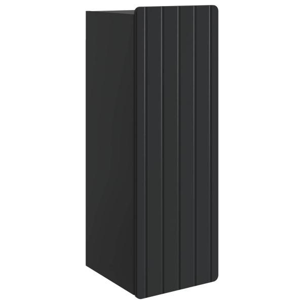Wandschrank Schwarz 33 x 34,5 x 94 cm Holzwerkstoff