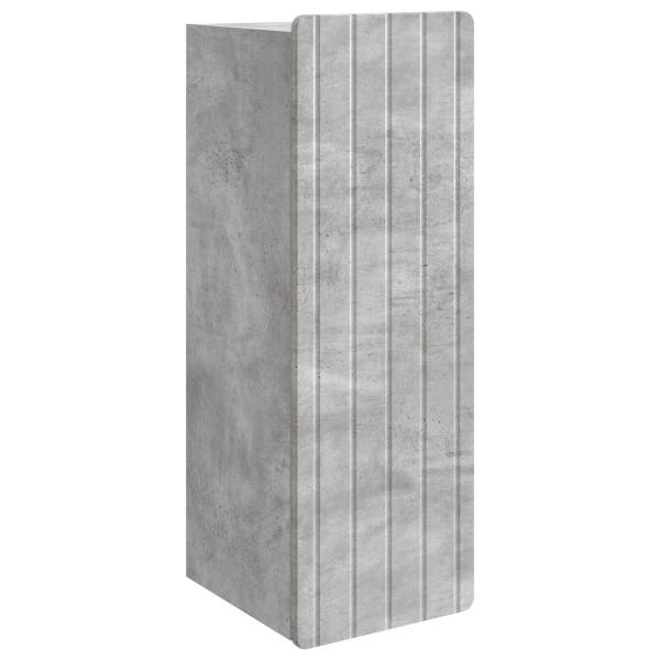 Wandschrank Betongrau 33 x 34,5 x 94 cm Holzwerkstoff