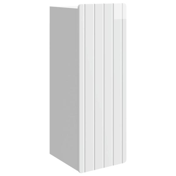 Wandschrank Hochglanz Weiß 33 x 34,5 x 94 cm Holzwerkstoff
