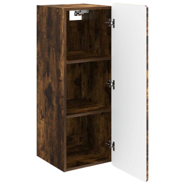 Wandschrank Geräucherte Eiche 33 x 34,5 x 94 cm Holzwerkstoff