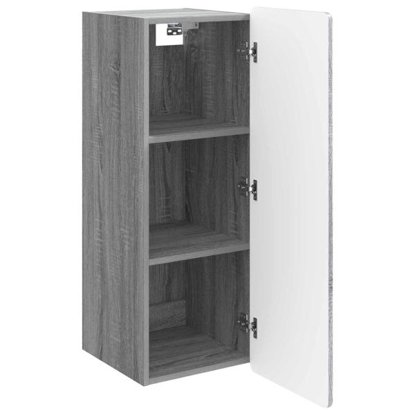 Wandschrank Grau Sonoma 33 x 34,5 x 94 cm Holzwerkstoff